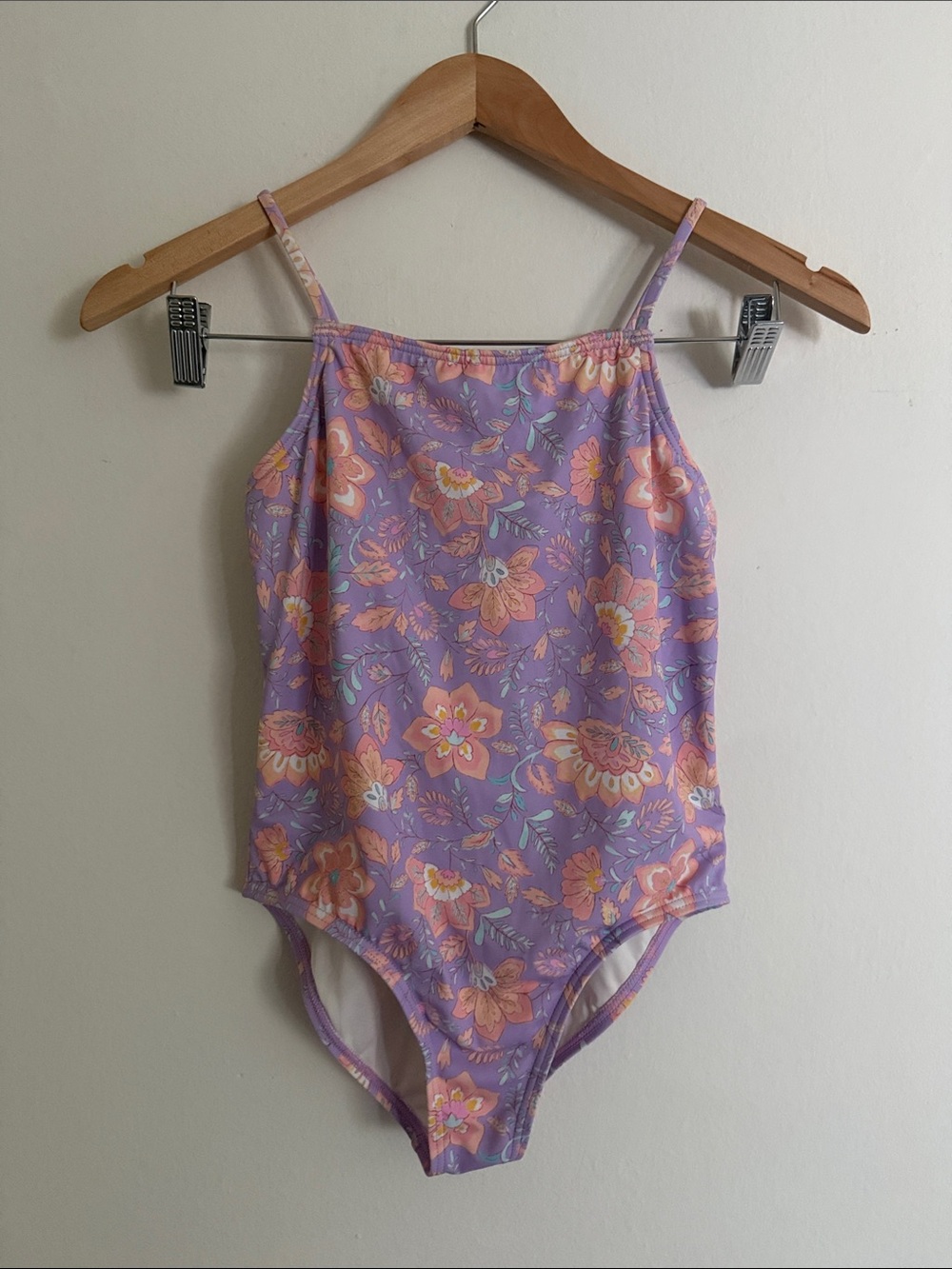 Billabong Lavender Floral One-Piece